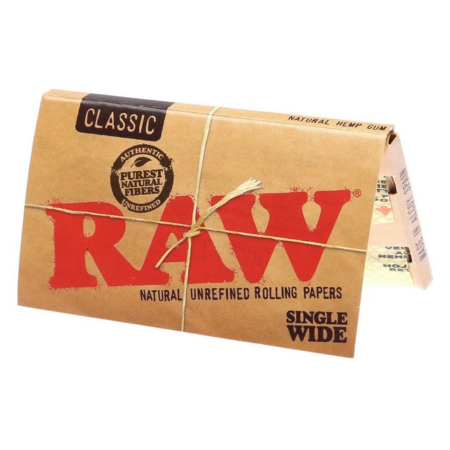 Raw Paper Classic Single Wide - 25ct