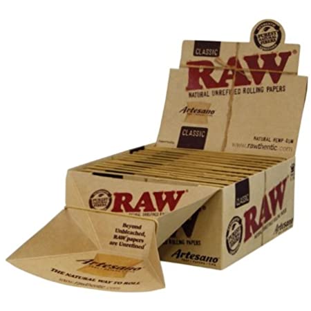 Raw Tray Papers Tips KS Slim Artesano CL - 15ct