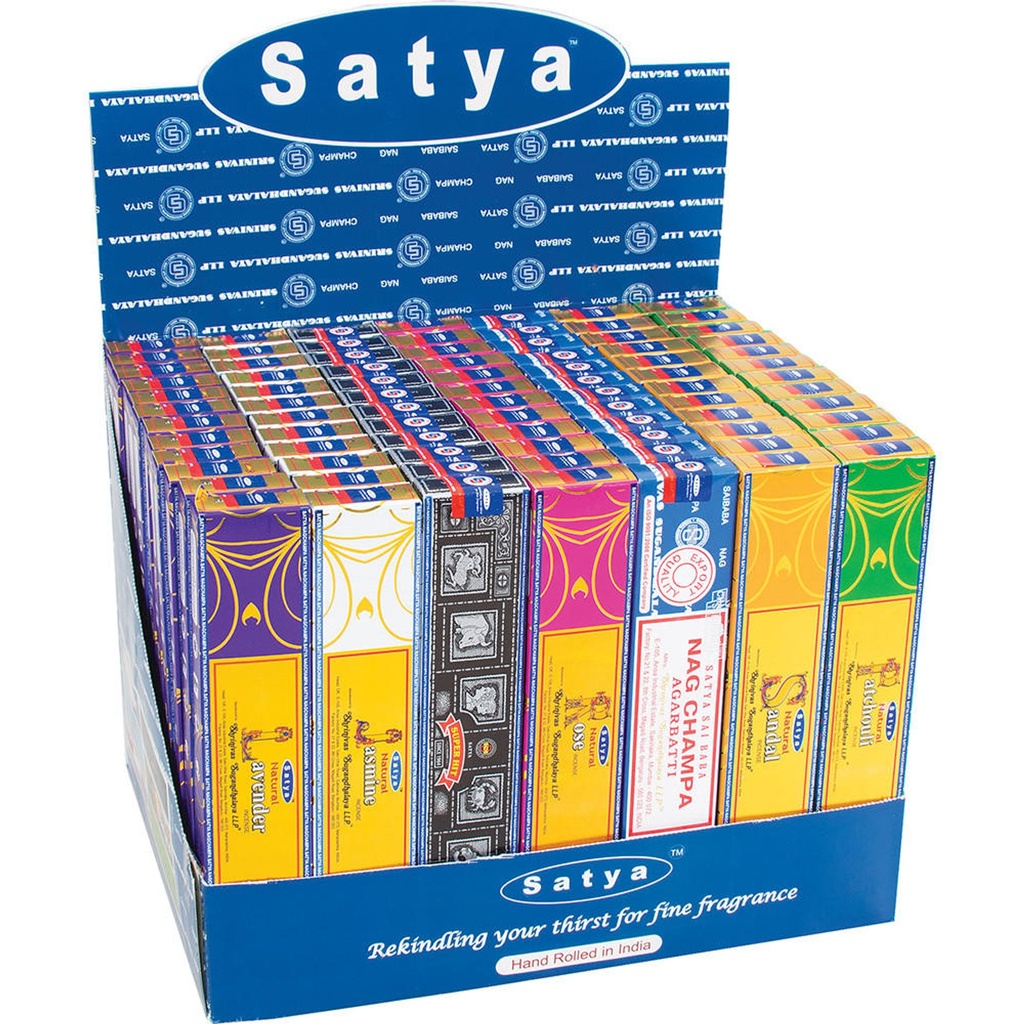 Satya Assorted Incense Display 84ct