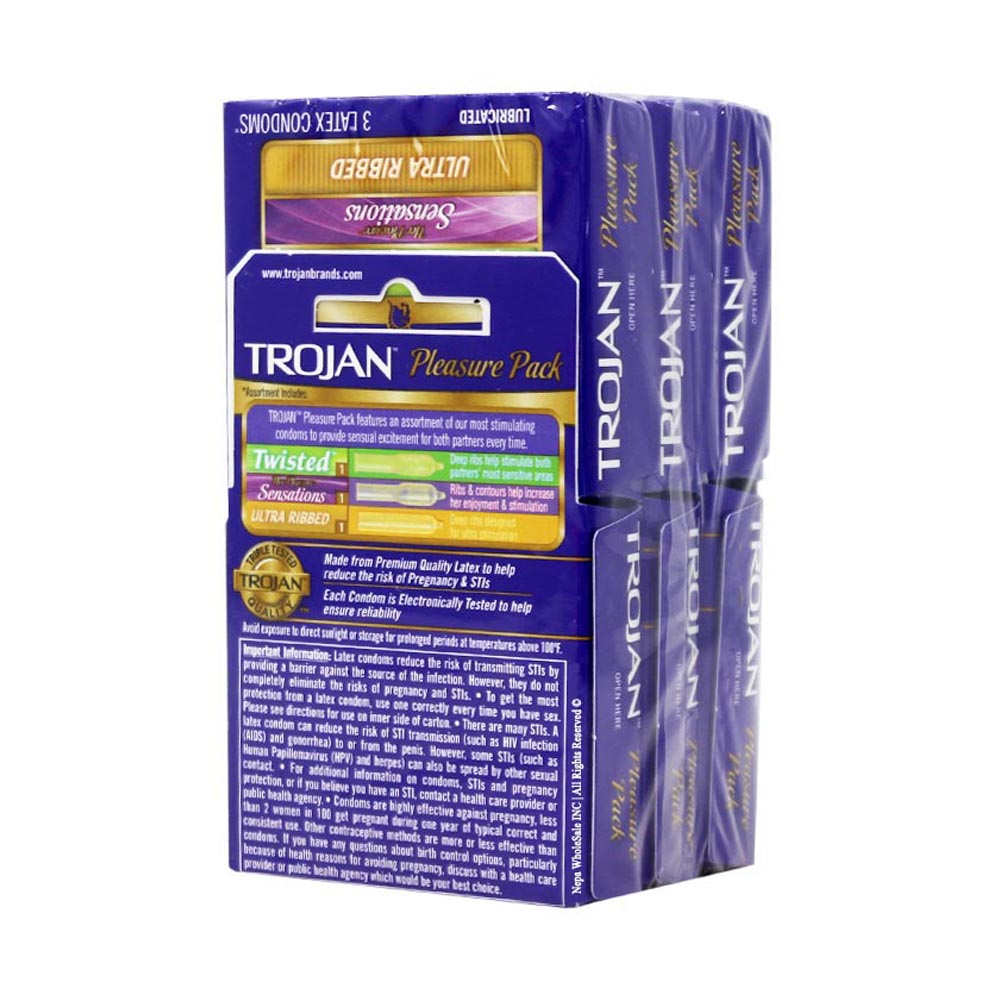Trojan 6/3ct - Pleasure Pack Assorted #217