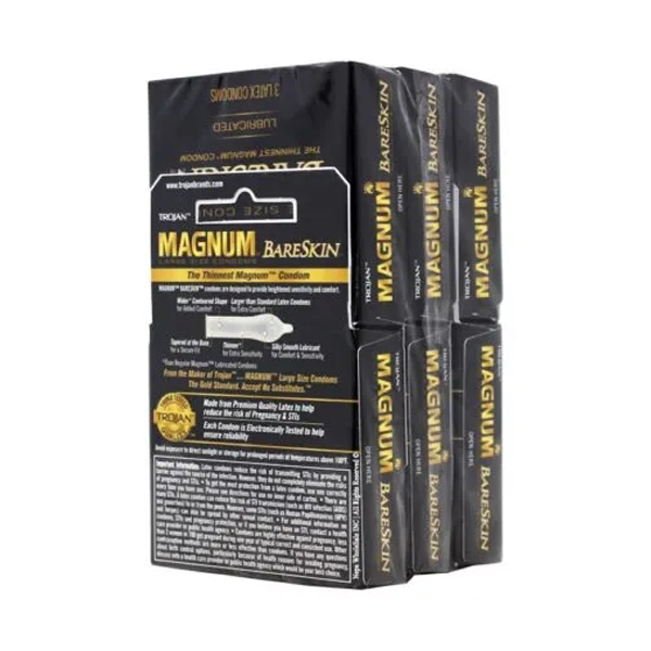 Trojan Magnum 6/3ct - Bare Skin #886