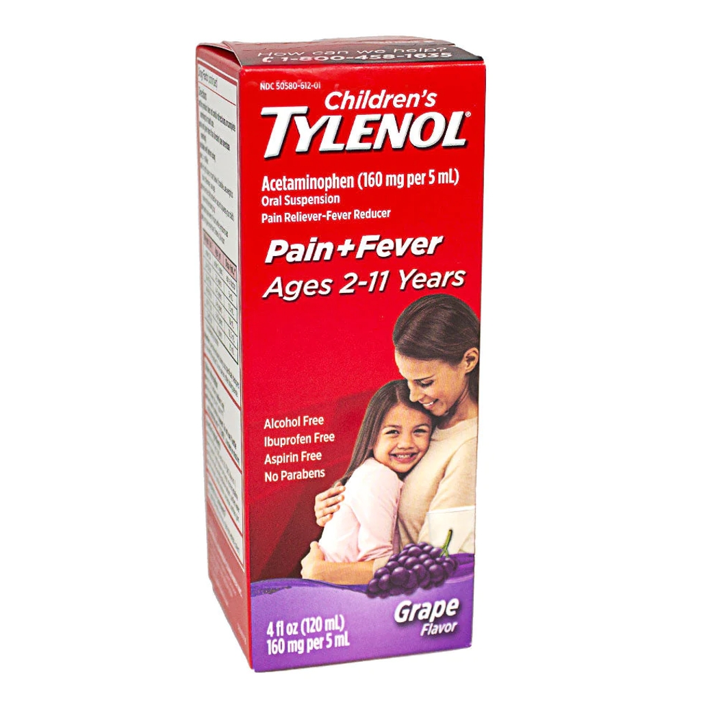 Tylenol Childrens Liquid Grape - 4oz