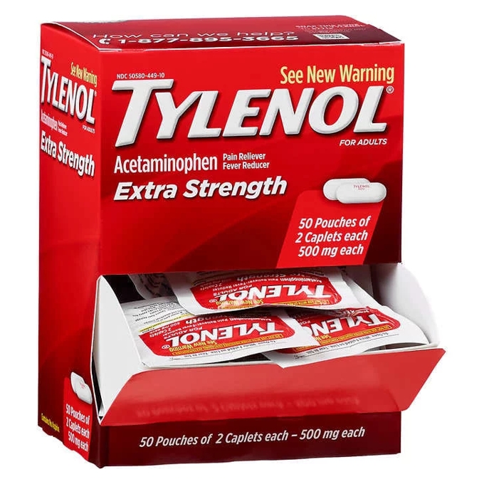 Tylenol Extra Strength 50ct BOX