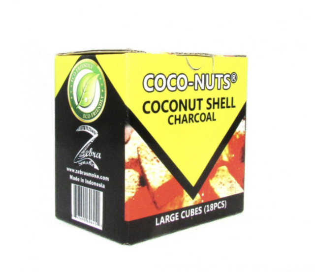 Zebra Coconut Coals Small - 38ct