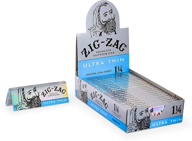 ZigZag Paper 1.25 (1ｼ) Ultra Thin - 24ct