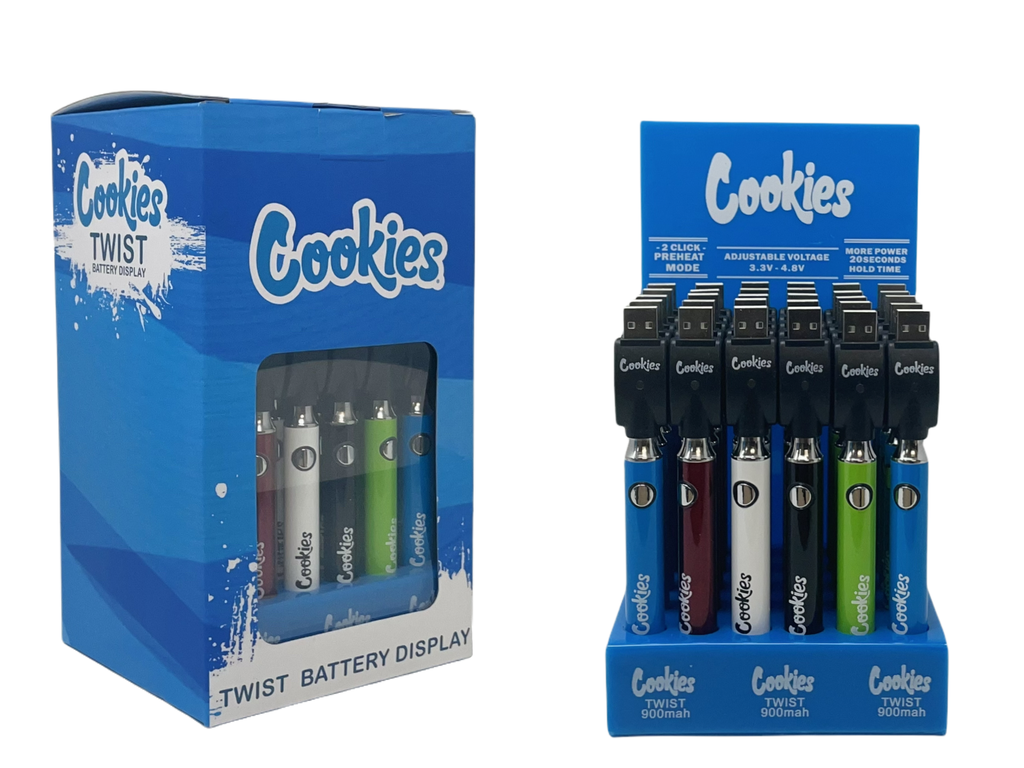 Cookies Twist Battery Display - 24ct