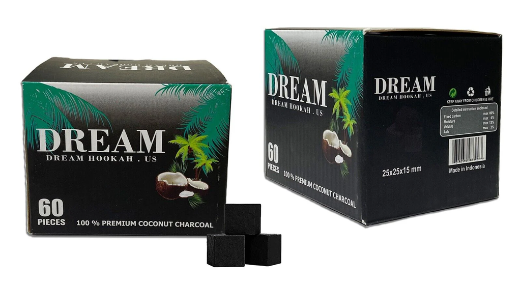 Dream Hookah Coconut Charcoal 60ct