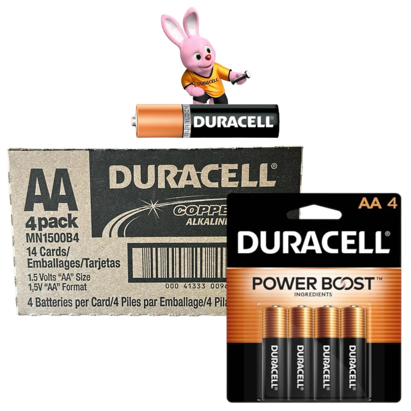 Duracell AA 14/4pk - CopperTop #MN150B4