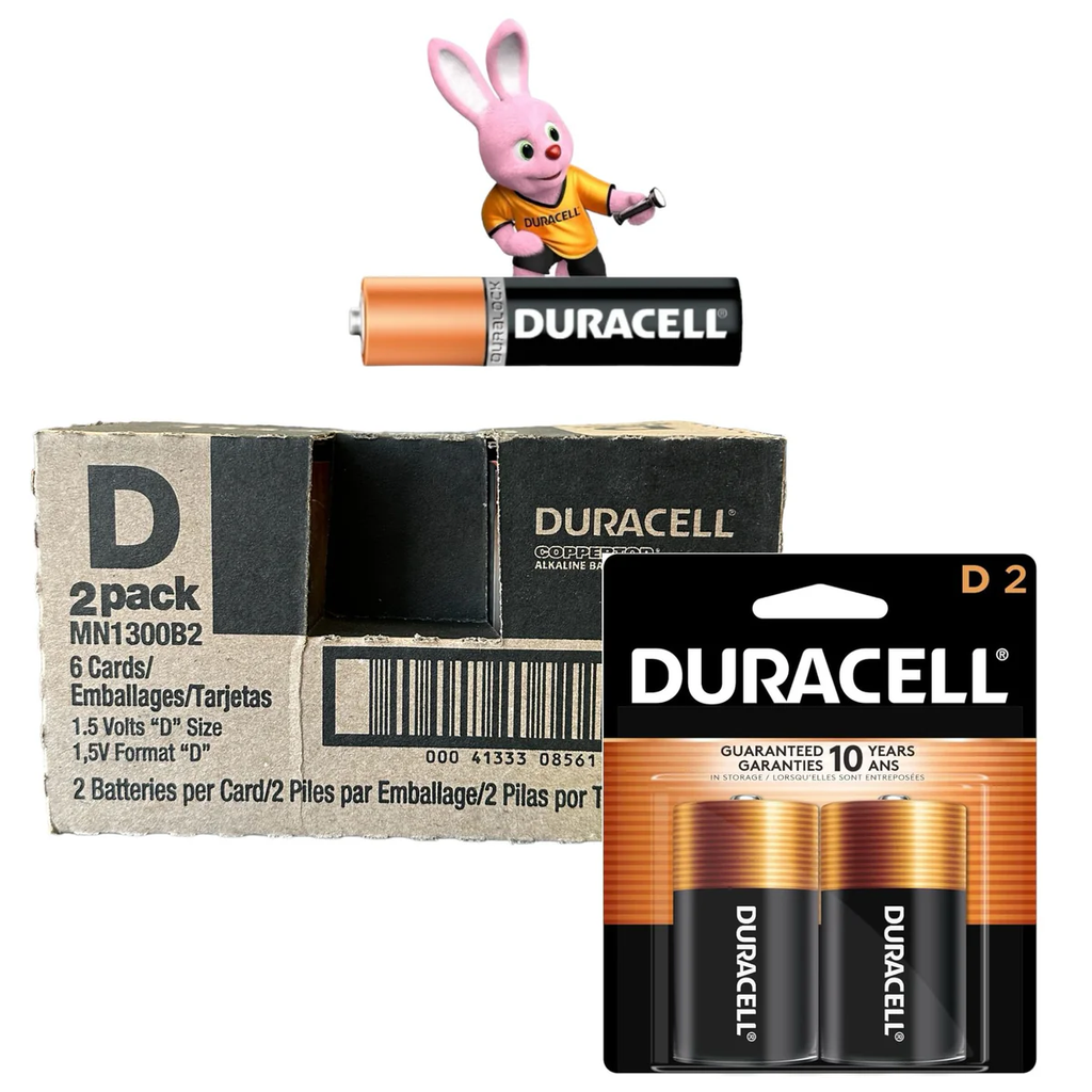 Duracell D 6/2pk