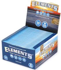 Elements Ultra Thin Rice Paper Kingsize Slim 50/33
