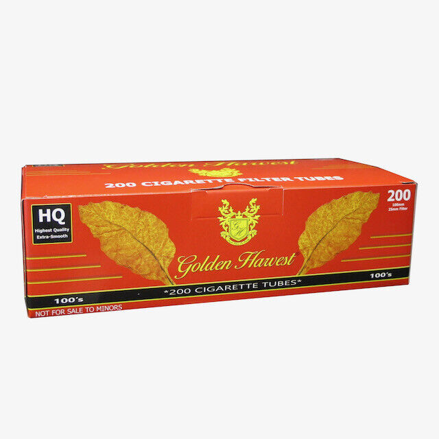 Golden Hawest 100's Full Flavor Tubes 200ct