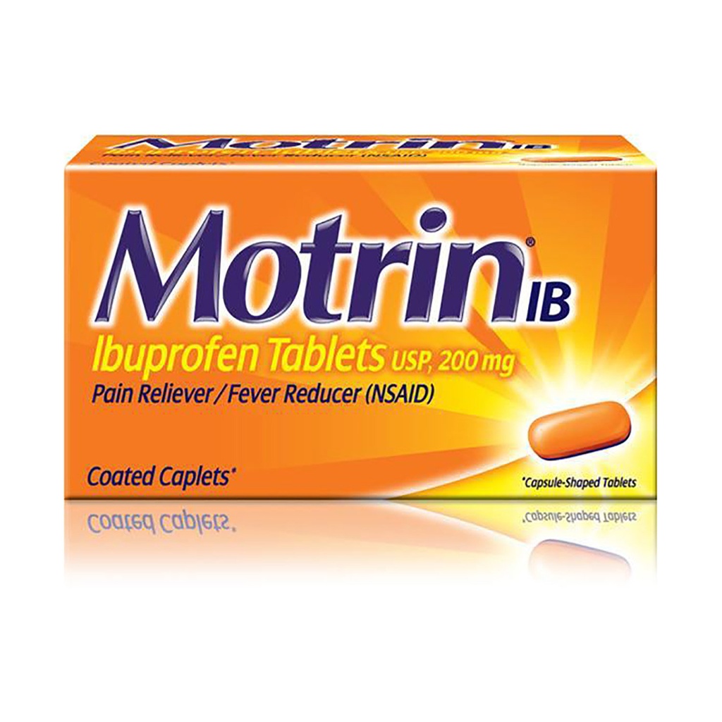 Motrin 200mg Coated Caplets - 24ct