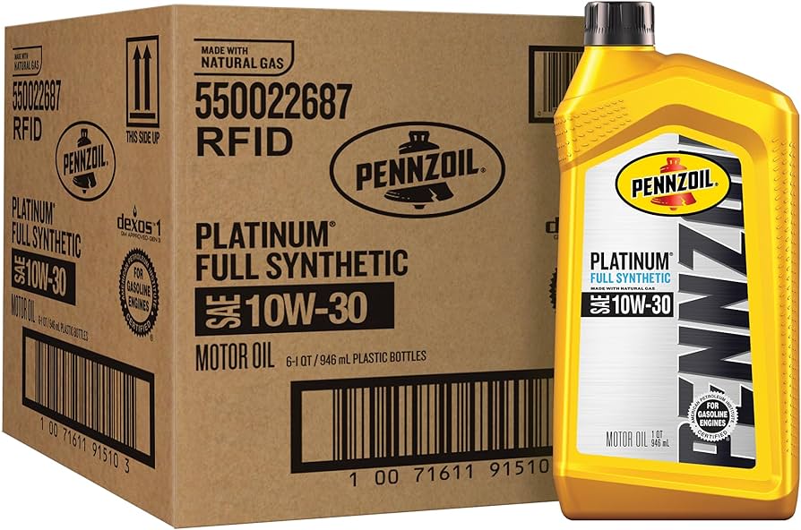 Pennzoil 10W30 Motor Oil 6/1qt