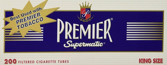 Premier 100mm REGULAR TUBE RED Tube 200ct 5ct