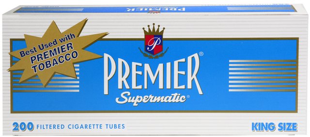 Premier King Blue Tube 200ct 5ct