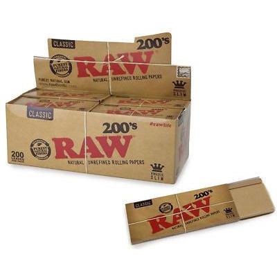 Raw 200' Kingsize Slim Papers - 40ct