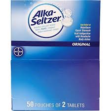 AlkaSeltzer Original 50/2ct Gravity Box