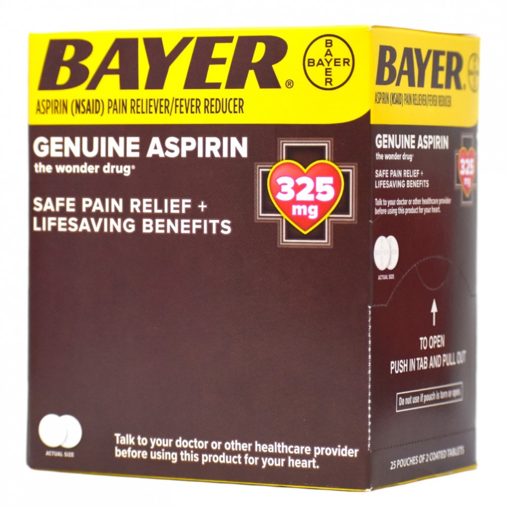 Bayer 325mg Tablets - 25ct
