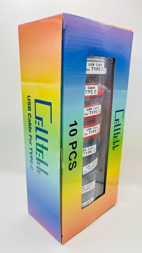 Cell TK Refill Oval Type -C Cable   - 10ct