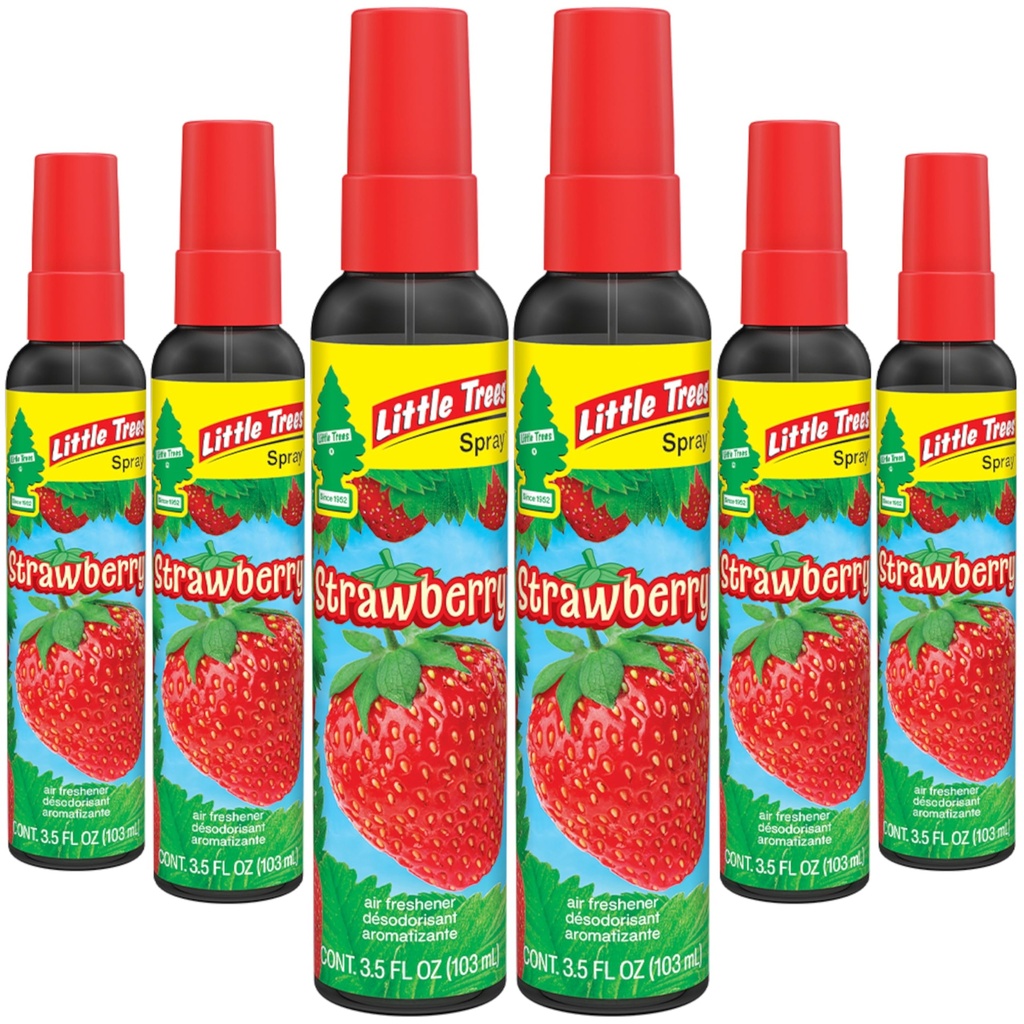 Little Tree Spray Strawberry 3.5oz - 6ct