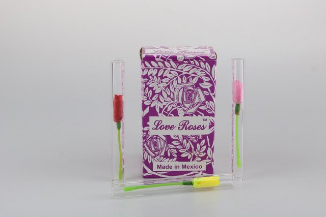Love Roses Double Wall Purple - 24ct