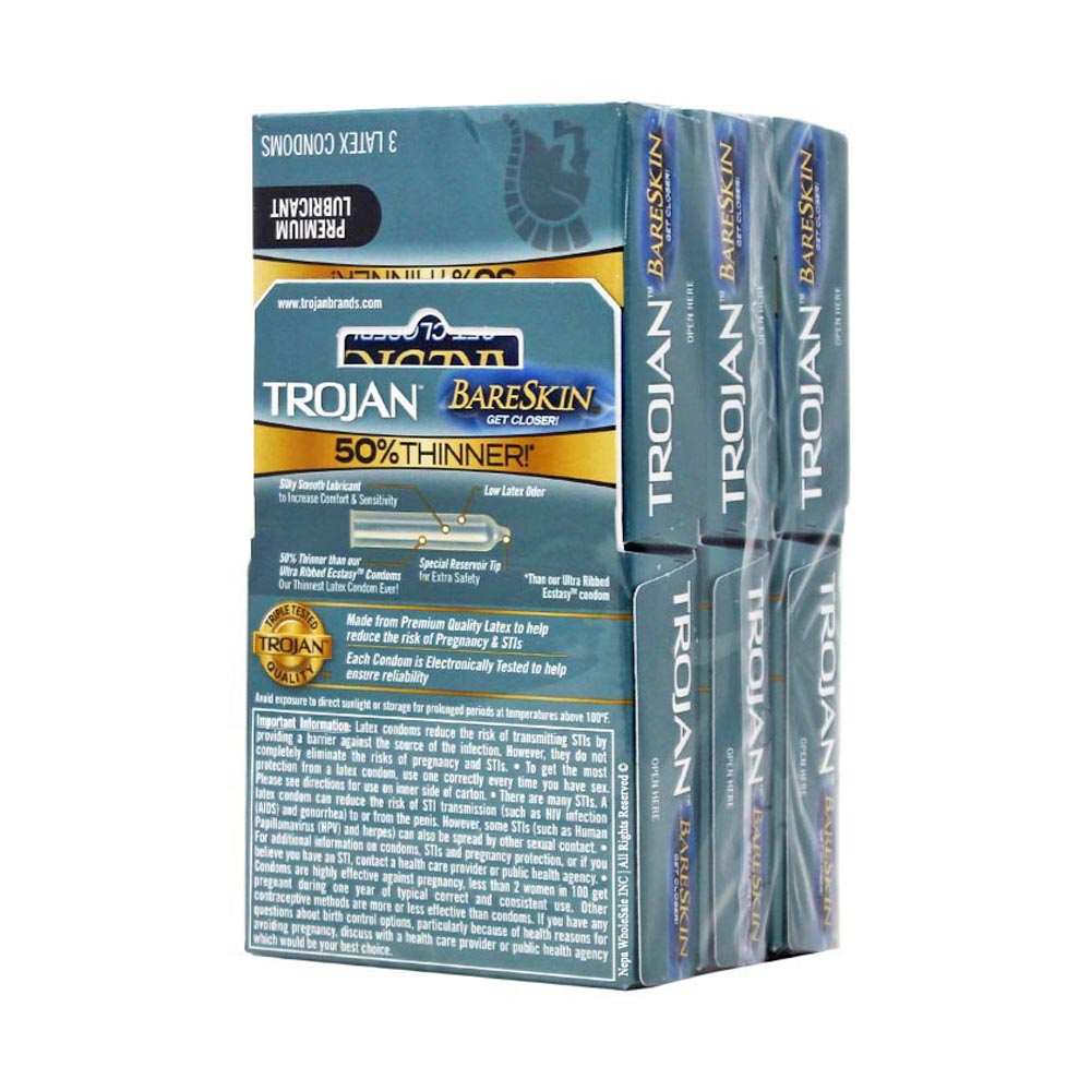 Trojan 6/3ct - Bare Skin Sensitive #088