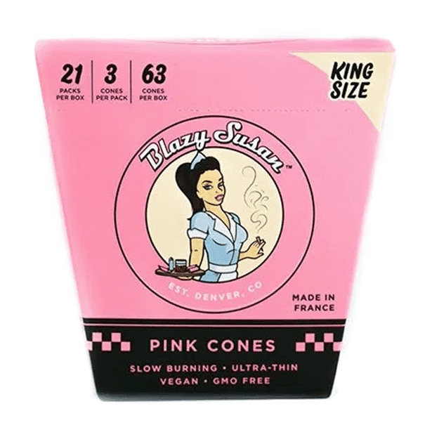 Blazy Susan Pink Cones 1 1/4 SIZE - 21/6/126ct