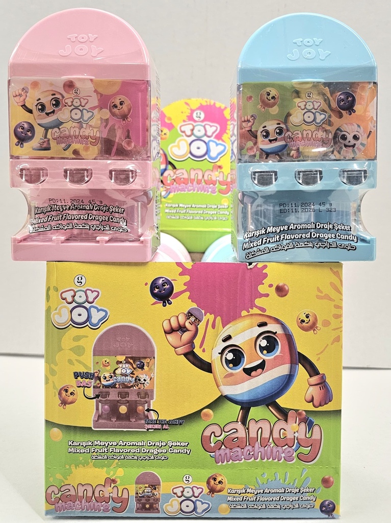 TOYJOY CANDY MACHINE DRAGEE 6PCS/1.58OZ