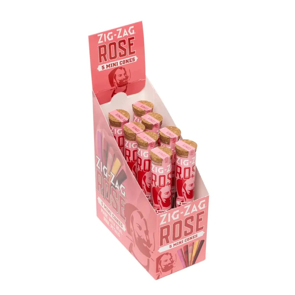 ZIG-ZAG  ROSE CONE  MINI 5pk 8ct