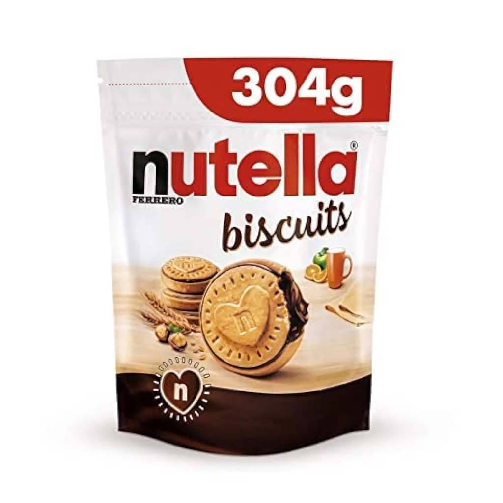 NUTELLA BICUIT 10  PCS /10.70 OZ BAG