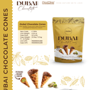 DUBAI STYLE CHOCOLATE CONES 12 PCS /4.24 OZ